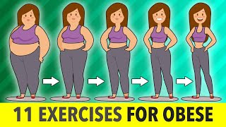 11 Exercises For Obese Beginners At Home [upl. by Inohtna]