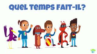 French weather song for kids Learn Primary French [upl. by Fachanan]