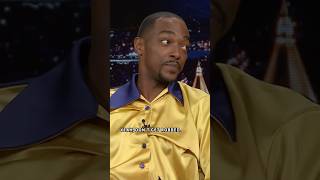 AnthonyMackie is ready for SuperBowl LIX in New Orleans FallonTonight [upl. by Florina494]