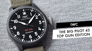 REVIEW The IWC Big Pilot’s Watch 43 TOP GUN Ceramic [upl. by Englebert]