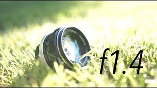 Minolta MC Rokkor f14 58mm  Test Footage [upl. by Ritter]