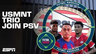 Another Leeds United USMNT trio join PSV Will this benefit the US mens national team  ESPN FC [upl. by Nagiam14]