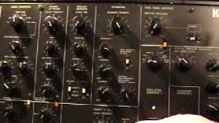 1977 Korg PS3100 Analog SemiModular Synthesizer Part 2 [upl. by Rosy968]