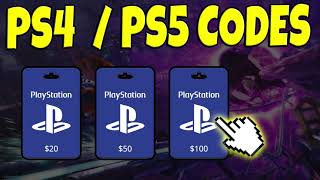 PS4  PS5 Discount Code 2023  Get Free PSN Codes NOW [upl. by Buyse]