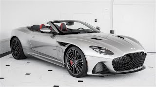 Aluminite Silver on Dark Knight 2023 Aston Martin DBS Superleggera Volante [upl. by Lancelot]