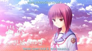 Angel Beats 1st beat OP visual novel  Legendado PTBR [upl. by Suravaj]