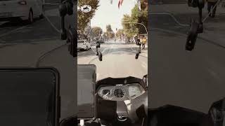 Istanbul BAGHDAD STREET 4K motorcycle ride with KYMCO DOWNTOWN 250i shorts motorcycle motovlog [upl. by Ennove]