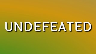 KSI  Undefeated Lyrics [upl. by Ennairek948]