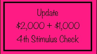 Update  2000  1000 4th Stimulus Check Update [upl. by Sand852]