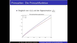 Primzahlen Folge 7 Die Primzahlverteilungsfunktion [upl. by Goldberg833]