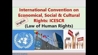 ICESCR International Convention on Civil and Political Rights [upl. by Sturdivant]