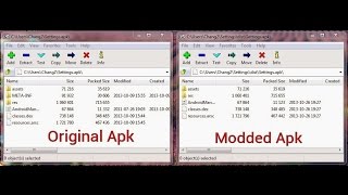 How to Edit or modify an Android apk file using APK Tool [upl. by Yttocs]