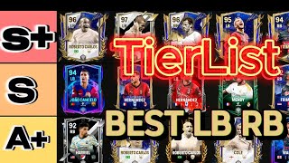 FCMobileอัพเดทจัดอันดับนักเตะที่ดีที่สุดTier List Best LB RBที่เหมาะสำหรับโหมดH2H [upl. by Nilsoj]