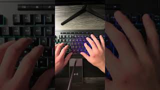 Keyboard Typing Asmr Clacking Noises [upl. by Aylmer888]