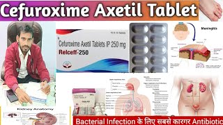 Cefuroxime axetil 500 mg  Cefuroxime axetil 500 mg tablet uses in hindi [upl. by Clemence388]