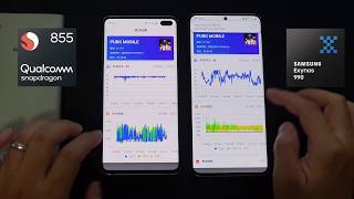 Exynos 990 S20 vs Snapdragon 855 S10 gaming comparison PUBG NBA Worst 2020 flagship for gaming [upl. by Leiruh]