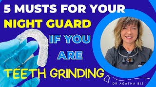 5 Musts for your Night Guard for Teeth Grinding  Dentist reveals [upl. by Giulia]