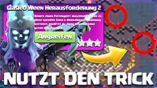 3 Sterne ANLEITUNG für WIEDERGÄNGERHERAUSFORDERUNG  Clash of Clans deutsch [upl. by Foskett]