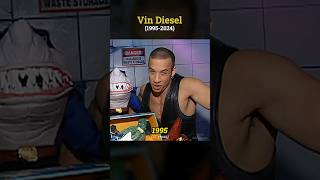 Vin Diesel evolution 19952024 🎬✨️ vindiesel fastandfurious thenvsnow throwback [upl. by Leroi332]