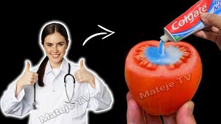 How to use colgate with tomatoes is simple [upl. by Revilo]