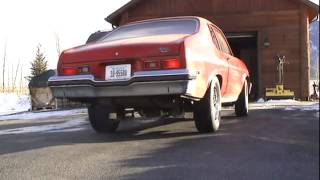 74 Nova Exhaust with 3in Pypes Xpipes and Race Pro Mufflers [upl. by Amadeus]