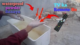 TV ka Remote Se Banaya waterproof powder😱😱😱😱😱😈😈 [upl. by Naomi]