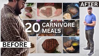 I Ate THESE 20 Carnivore Meals And THIS Happened MEAT [upl. by Annoeik]