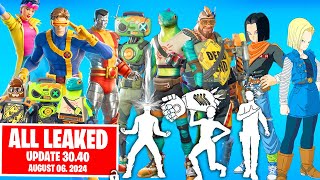 All Fortnite LEAKED Skins Emotes Cosmetics Update 3040 New Dragon Ball XMen Cyclops amp Colossus [upl. by Atiraj]