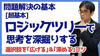 【15日で問題解決05】超基本ロジックツリーで思考を深掘りする 問題解決の基本 065 [upl. by Rattray]