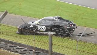 Birkett 6 Hour Relay Race Part 5 Crash Silverstone [upl. by Siravaj]