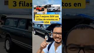 Las 7 mejores SUV con 3 filas de asientos del 2024 en USA latinosenestadosunidos autos toyota [upl. by Annavoeg824]