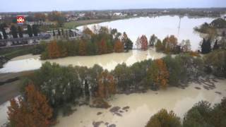 AllertaMeteoPN  Le immagini di Pordenone riprese da un drone [upl. by Ahsyt]