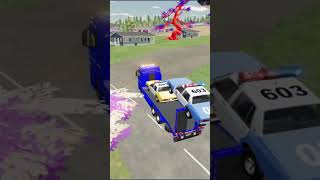 color man truck driver Farming Simulator 22 p28616 policecar [upl. by Parrie]