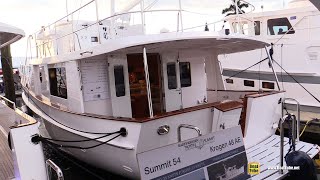 2022 Kadey Krogen 48 AE Cruiser Yacht  Walkaround Tour  2021 Fort Lauderdale Boat Show [upl. by Waters193]