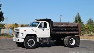 1992 Ford F700 5 Yard Dump Truck for sale by TruckSitecom [upl. by Cally829]