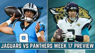 Jacksonville Jaguars vs Carolina Panthers Week 17 Preview [upl. by Dalenna89]