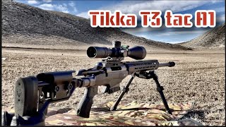 Tikka T3x Tactical A1 308 win Обзор и отстрел на кучность [upl. by Larrej812]