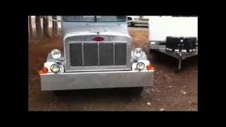 Jerrys Mini Peterbilt  Aluminum Cab  hand build front end [upl. by Brownley]