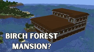 This Woodland Mansion Spawned In The Wrong Biome [upl. by Nnylidnarb]