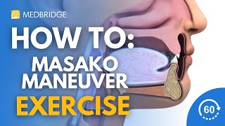 How to Do a Masako Maneuver Exercise  MedBridge [upl. by Blader]