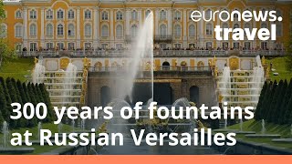 Peterhof Palace celebrates 300 years of its spectacular fountains [upl. by Fugere]