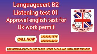 quotLanguageCert B2 Listening Test 1  Complete Practice and Answersquot [upl. by Sonnie]