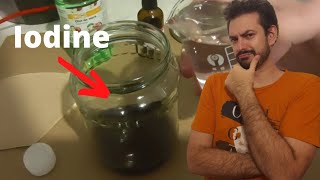 How to Extract Iodine From Iodine Tincture at Home [upl. by Eissirc]