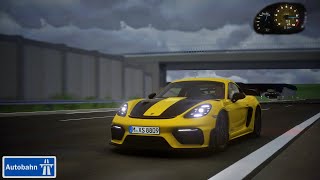 Assetto Corsa  Porsche 718 Cayman GT4 RS Top Speed STRAIGHT PIPE [upl. by Diandre]