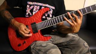 VEIL OF MAYA Guitar PlayThrough  Its Not Safe To Swim Today [upl. by Ailana]