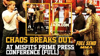 CHAOS BREAKS OUT AT MISFITS PRIME PRESS CONFERENCE FULL [upl. by Casandra218]