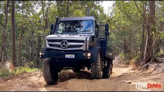 2021 U5023 UNIMOG MAKES 4X4 TRACK TOO EASY [upl. by Albarran781]