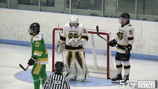 PJHL Playoffs Game 4  Hespeler Shamrocks vs Tavistock Braves [upl. by Aleihs]