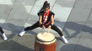 Sensational Young Taiko drummers  Powerful brilliant Nagasaki Japan Part 1 [upl. by Doomham895]