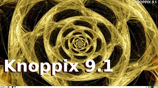 Knoppix 91 Live DVD Test [upl. by Hoffmann378]